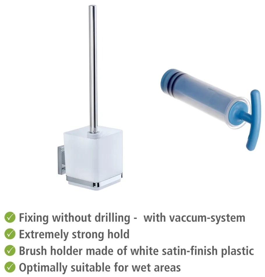 Supporto per scopino autoportante Vacuum-Loc, capacità di carico fino a 33 kg Quadro - Wenko