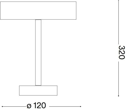 Ideal Lux - Lampada esterna LED TOFFEE LED/2W/230V CRI 90 IP54 nera touch