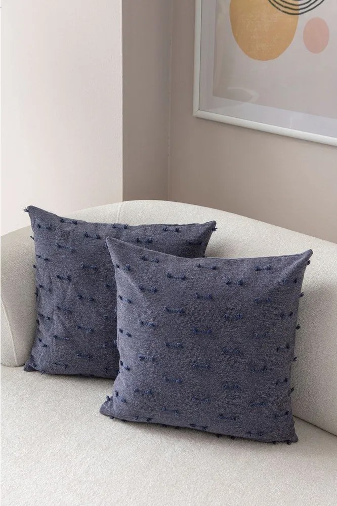 Federe decorative in set 2 pz 43x43 cm Tuffet – Mioli Decor