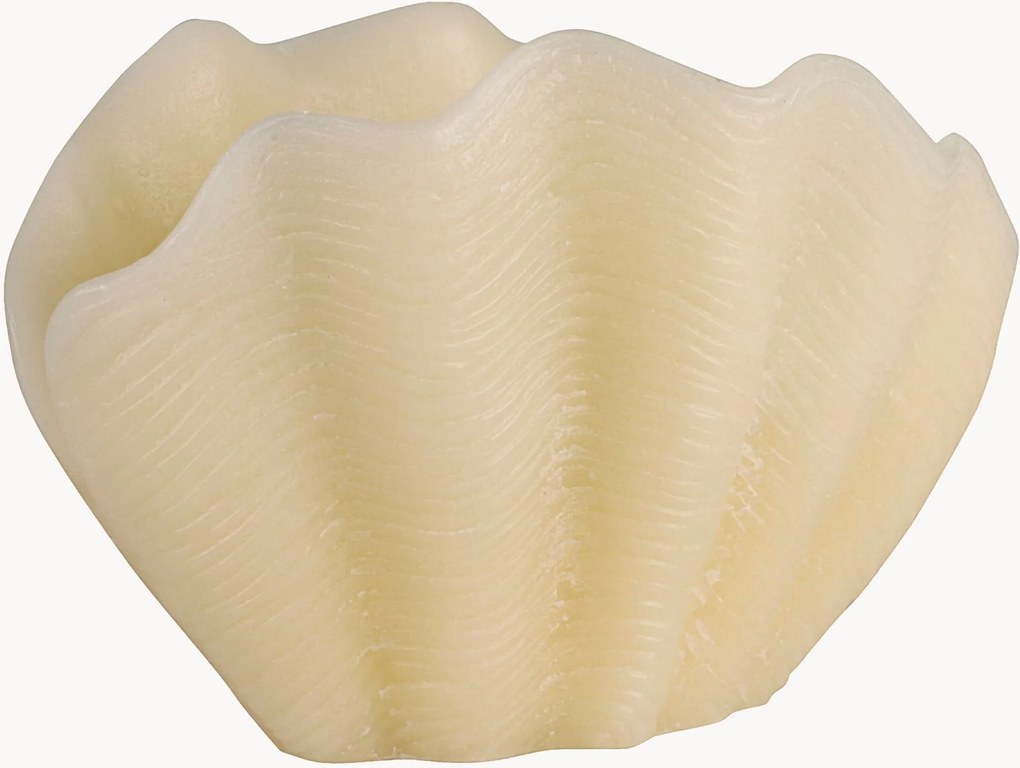 Candela fatta a mano a forma di conchiglia