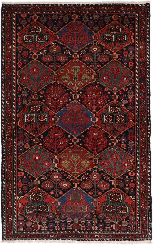 Bakhtiar Tappeto 220 x 140 (Iran) Annodato A Mano