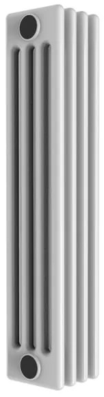 Radiatore acqua calda Comby in acciaio 4 colonne, 4 elementi, interasse 572 mm, bianco