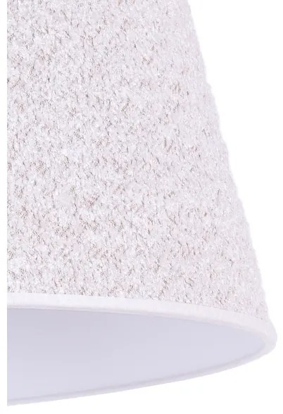 Duolla - Lampadario a sospensione con filo BOUCLE 1xE27/15W/230V diametro 50 cm bianco