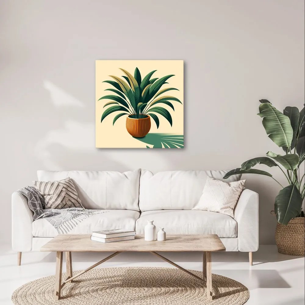 Quadro su tela – Pianta da interno elegante