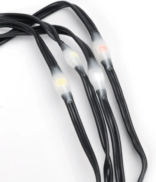 Aigostar - Catena LED esterna 150 LED, 8 funzioni, 3xAA, 15,3m, IP44, multicolor