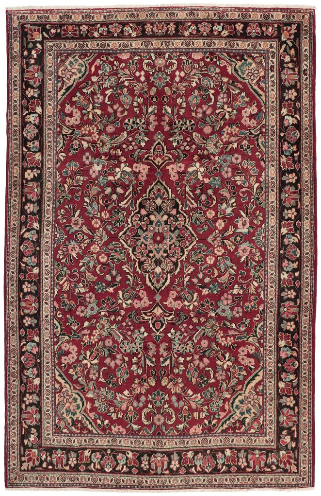 Mahal Tappeto 330x210 (Iran) Annodato A Mano