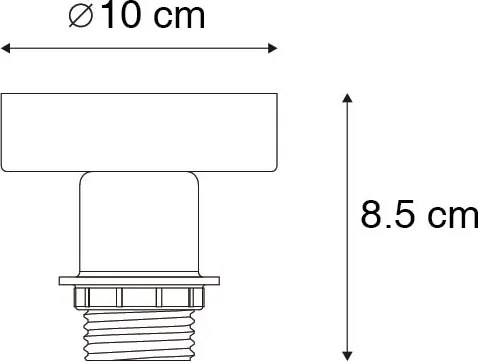 Plafoniera in acciaio - Combi