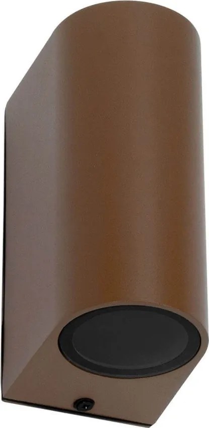 Applique da Esterno Bidirezione IP65 GU10 Stondata - Corten