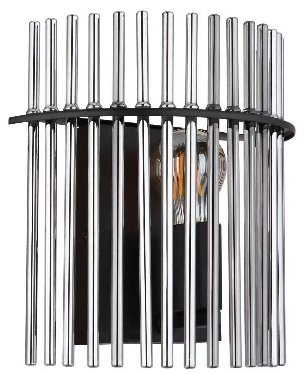 Globo 15698W - Applique GORLEY 1xE27/60W/230V nero