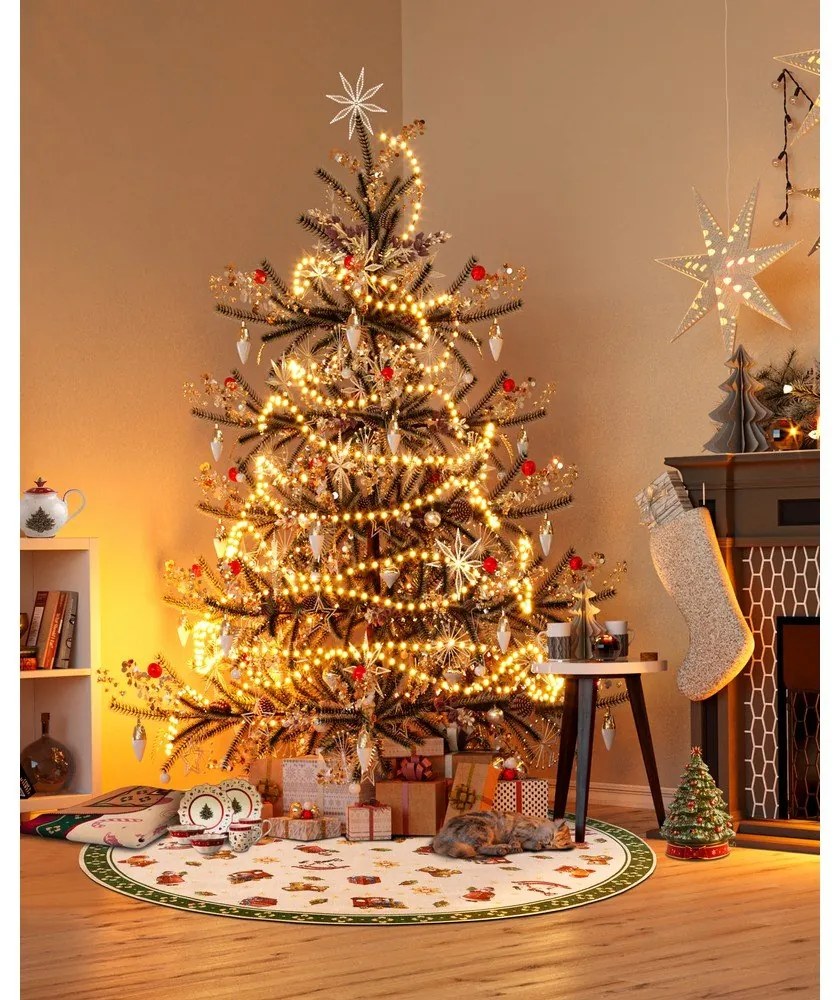 Tappeto rotondo verde con motivo natalizio ø 150 cm Green Christmas - Villeroy&Boch