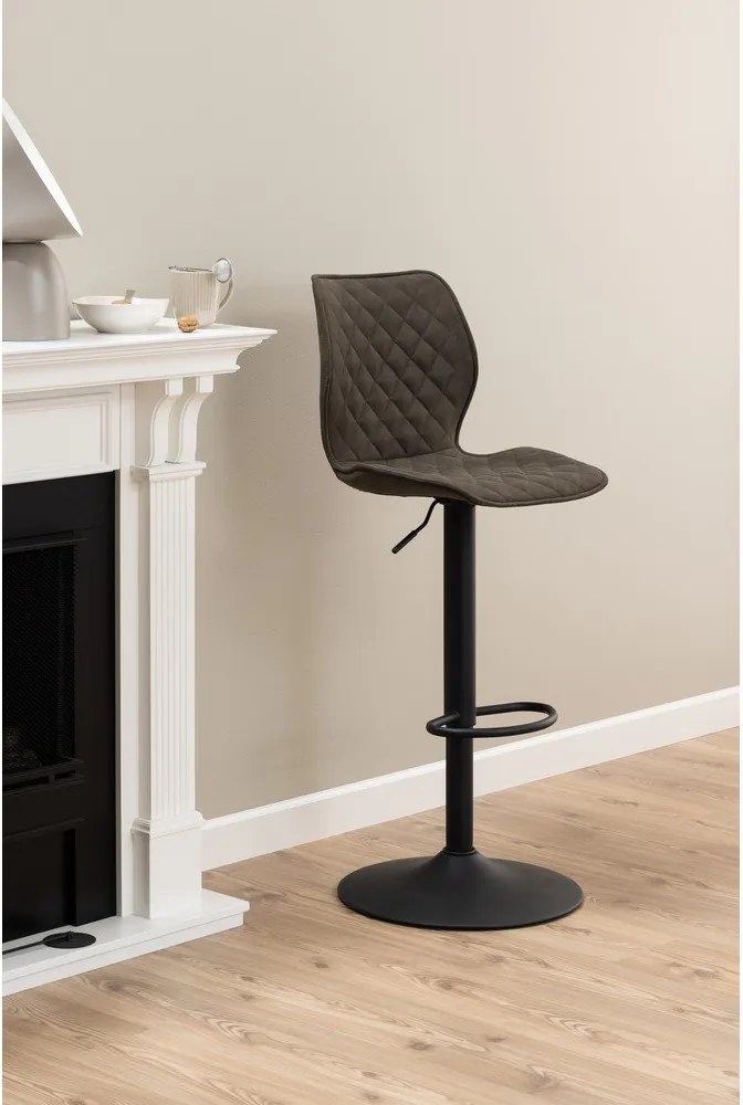 Set di 2 sgabelli girevoli da bar verde scuro 116 cm Naomi - Actona