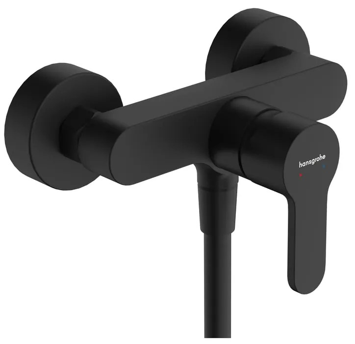 Rubinetto per doccia getto aerato monocomando STAMIS S nero opaco HANSGROHE