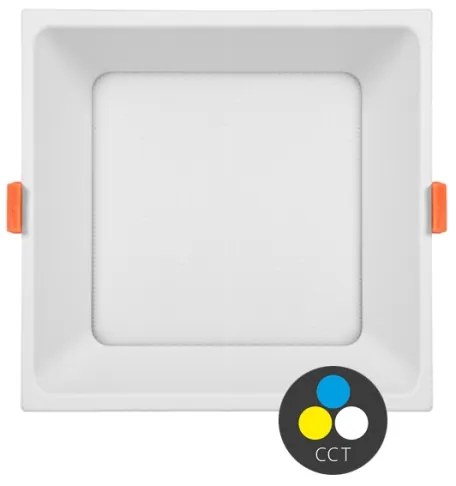 Ecolite LED-IN01S-UGR/CCT/12W - Lampada LED da incasso LED/12W/230V bianco