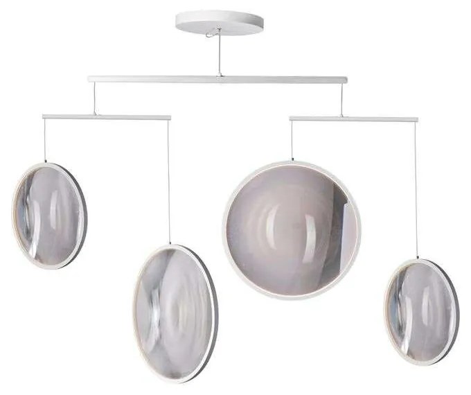 DCWéditions - Focus 4 Lampada a Sospensione White DCW