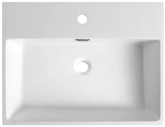 Sapho - Lavabo sospeso AQUATIC 60x46 cm ceramica/bianco