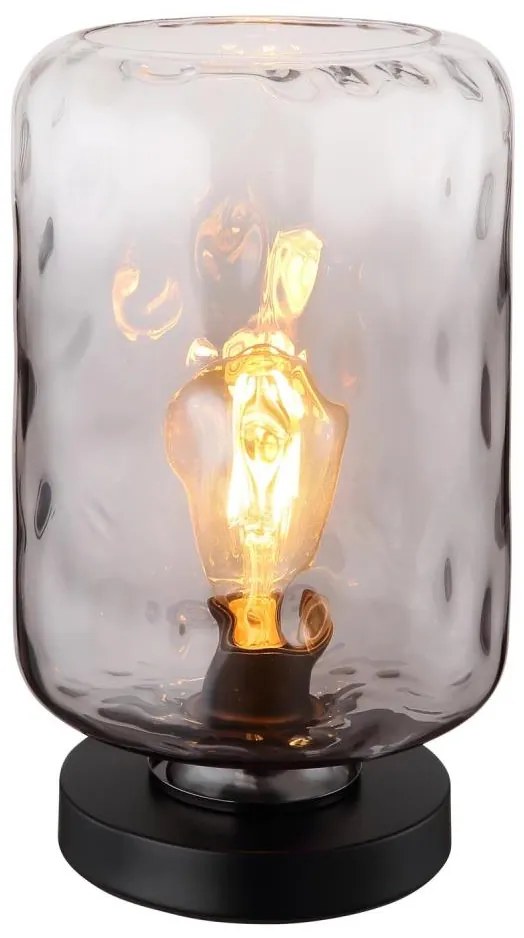 Globo 16046TS - Lampada da tavolo DARINA 1xE27/60W/230V grigio