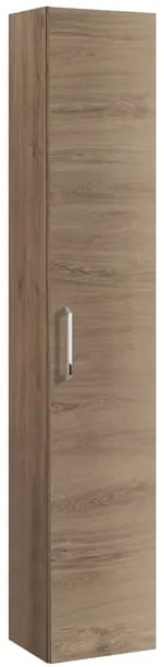 Colonna per mobile bagno Noa 1 anta P 27 x L 30 x H 160 cm rovere nabucco