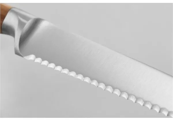Wüsthof AMICI coltello pane 14 cm manico legno di ulivo