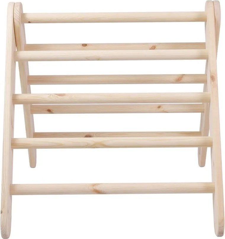 Pikler triangolo montessori di colore naturale in pino massiccio 60x60x60 cm Montessori – Meowbaby