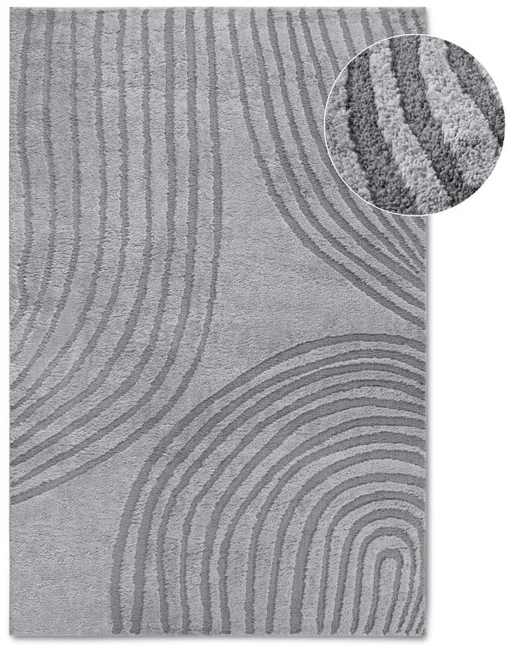 Tappeto grigio 80x120 cm Pigment Light Grey - Elle Decoration