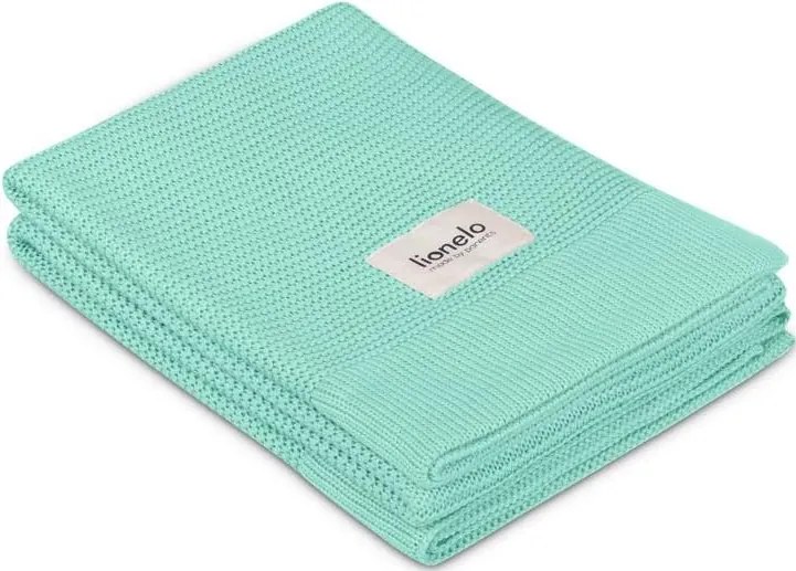 Lionelo - Coperta in bambù 75 x 100 cm Verde menta