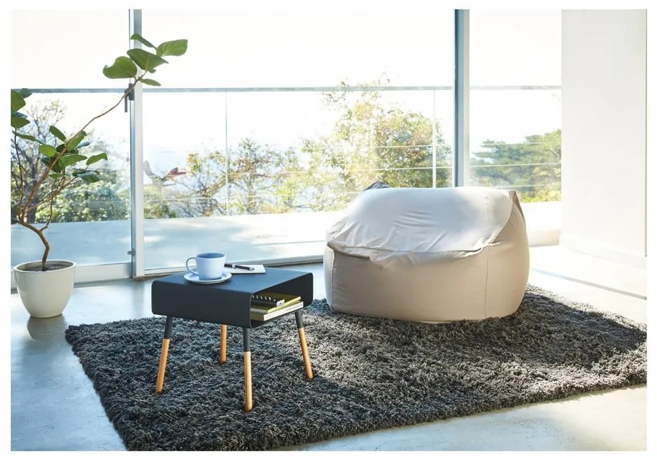 Tavolino nero, altezza 35 cm Plain - YAMAZAKI