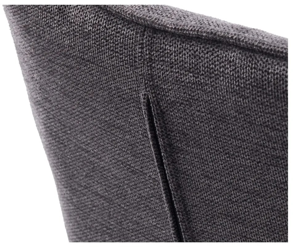 Sedia da pranzo grigio scuro Nolan - Unique Furniture