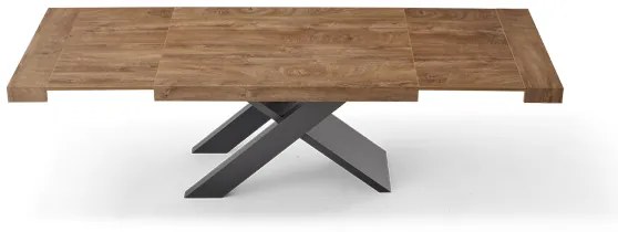 Tavolo sala da pranzo allungabile 260 cm in laminato KARMA Teak