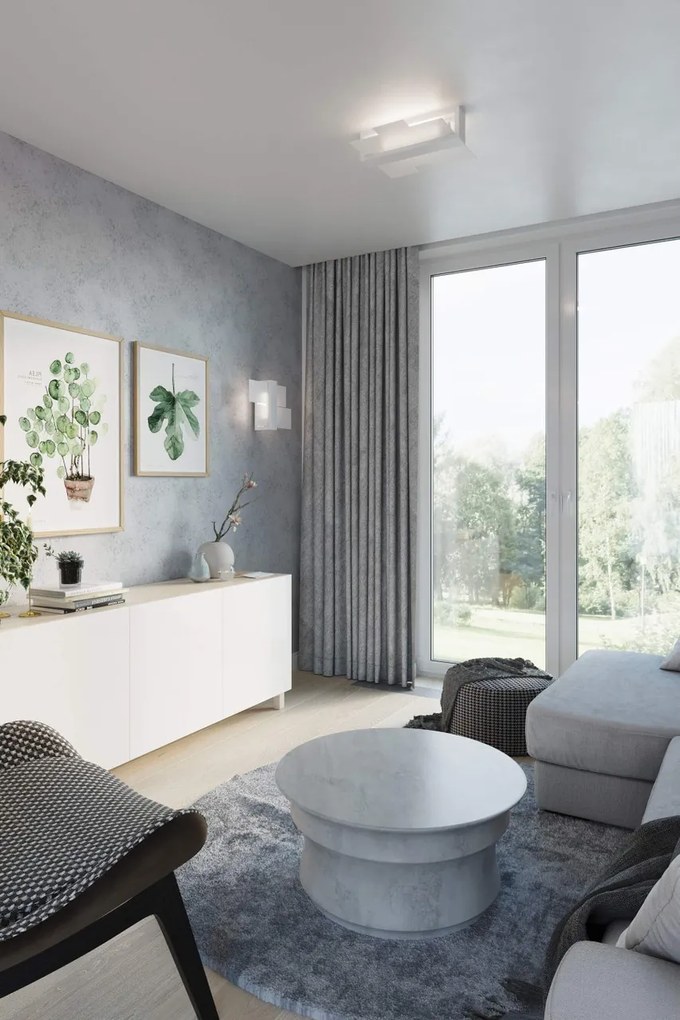 Applique da Soffitto in Legno e Vetro FENIKS 1 E27 Bianca da Interno