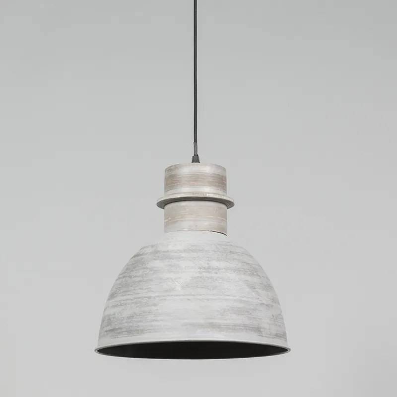 Set di 3 lampade a sospensione rustiche grigie - Dory