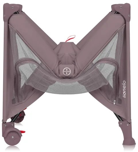 Lionelo - Lettino da viaggio LAURA Rosa Nude