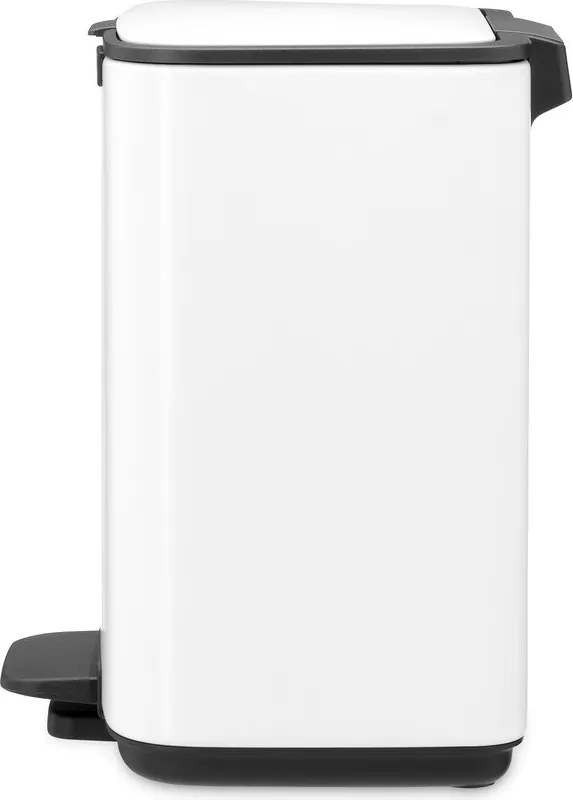 Cestino per la spazzatura bianco in acciaio con pedale 4 l Bo – Brabantia