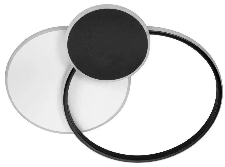 Plafoniera LED LED/78W/230V 3000-5000K nero/grigio