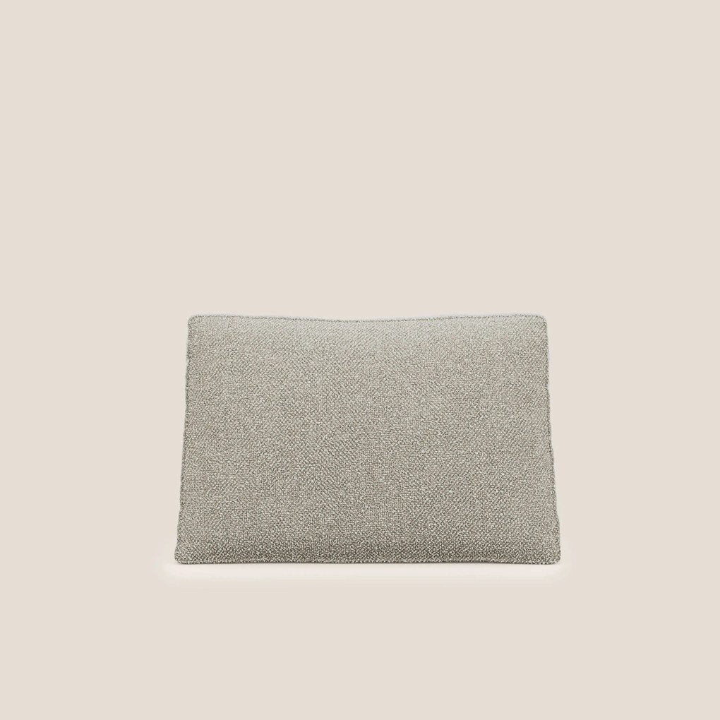 Nettuno cuscino schienale realizzato in tessuto bouclè impermeabile T07 beige