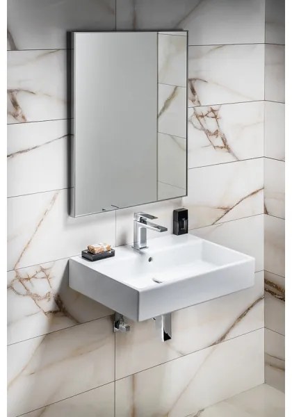 Isvea - Lavabo da appoggio PURITY 60x42 cm ceramica/bianco