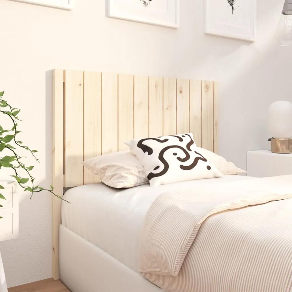 Testiera per letto 105,5x4x100 cm in legno massello di pino