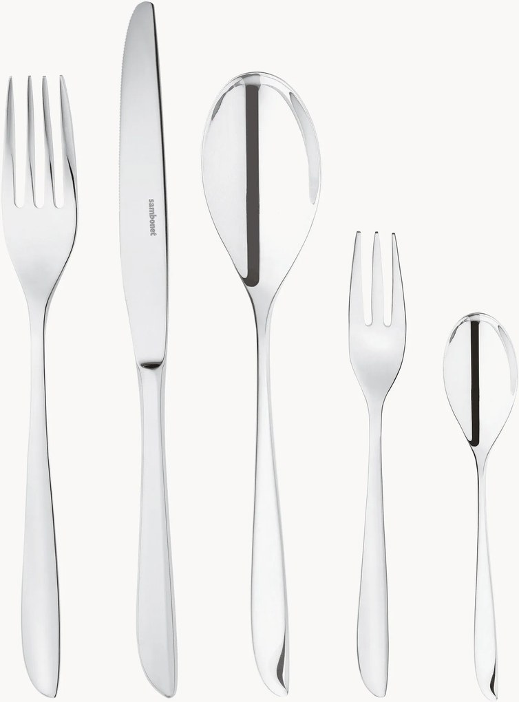 Set di posate in acciaio inossidabile Leaf, varie misure