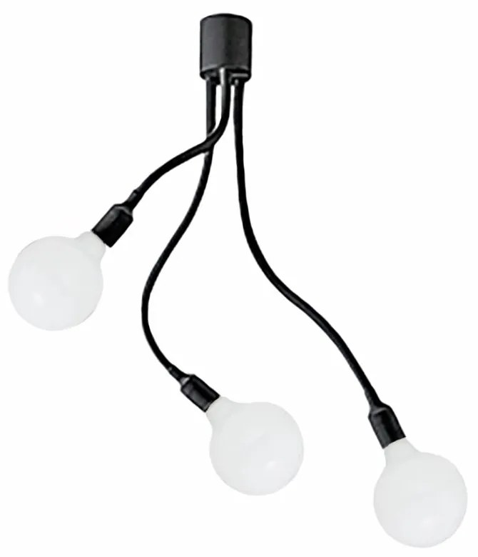 Perenz Bulbo Applique orientabile in metallo e gomma disponibili a 1 luce, 3 luce e 5 luci