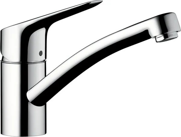 Rubinetto da cucina fisso diagonale MySport S argento cromato lucido HANSGROHE