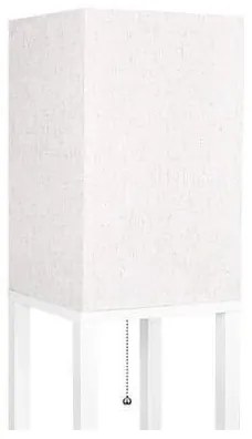 Lampada da terra con ripiani 1xE27/60W/230V bianco