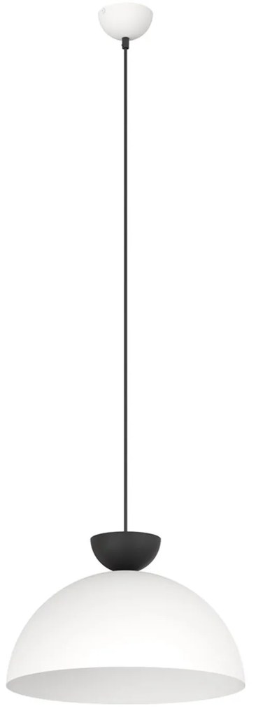 Lampadario Minimal Efesto Acciaio Bianco Nero 1 Luce Gx53