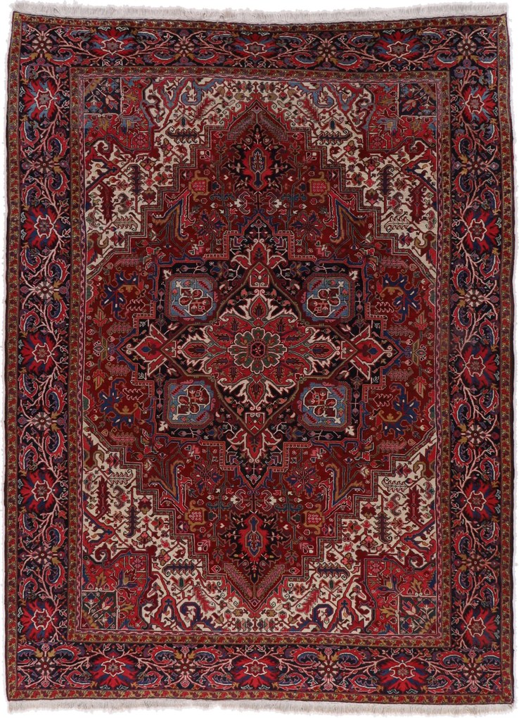 Heriz Tappeto persiano 380 x 290 (Iran) Annodato A Mano