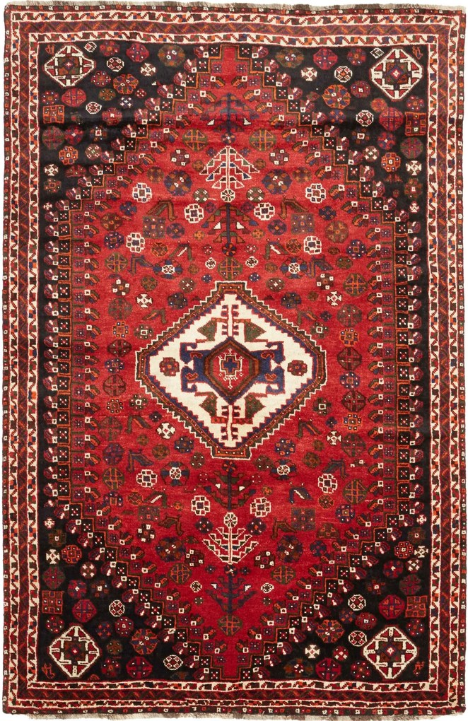 Shiraz Tappeto persiano 260x170 Rosso (Iran) Annodato A Mano