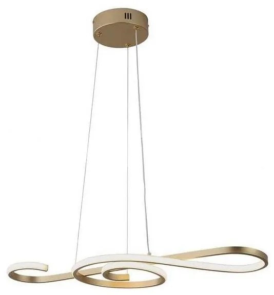 Lampadario LED a sospensione con filo LED/18W/230V 3000K oro