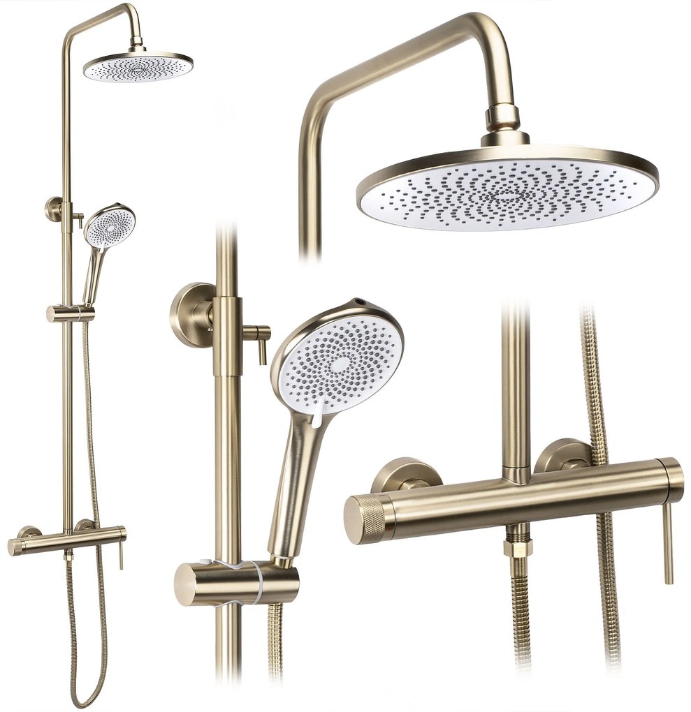 Set doccia Rea Foss Clif Brush Gold