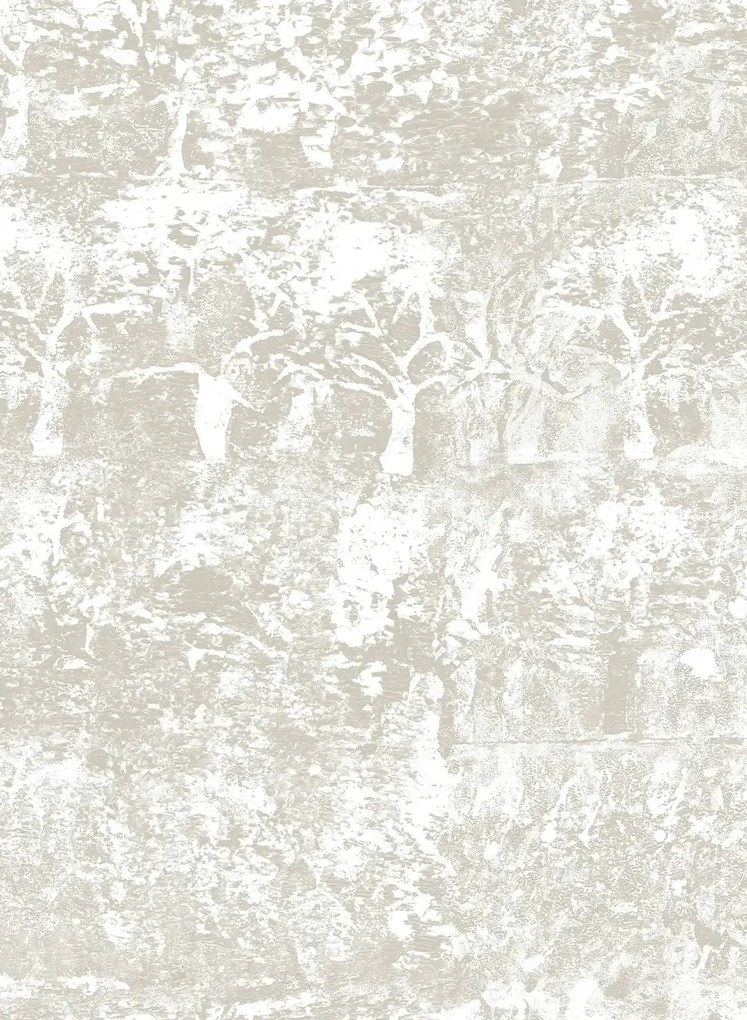Isidore Leroy Carta da parati Roi des Aulnes - Creme
