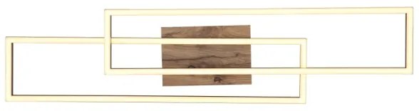 Globo 67208-30 - Plafoniera LED DAKARI LED/30W/230V 3000K 60x80 cm nero