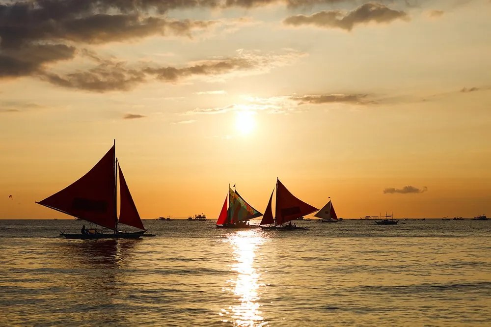 Carta da parati – Tramonto sul mare