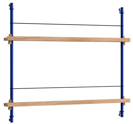 Magazine Shelving Oak/Deep Blue - Moebe