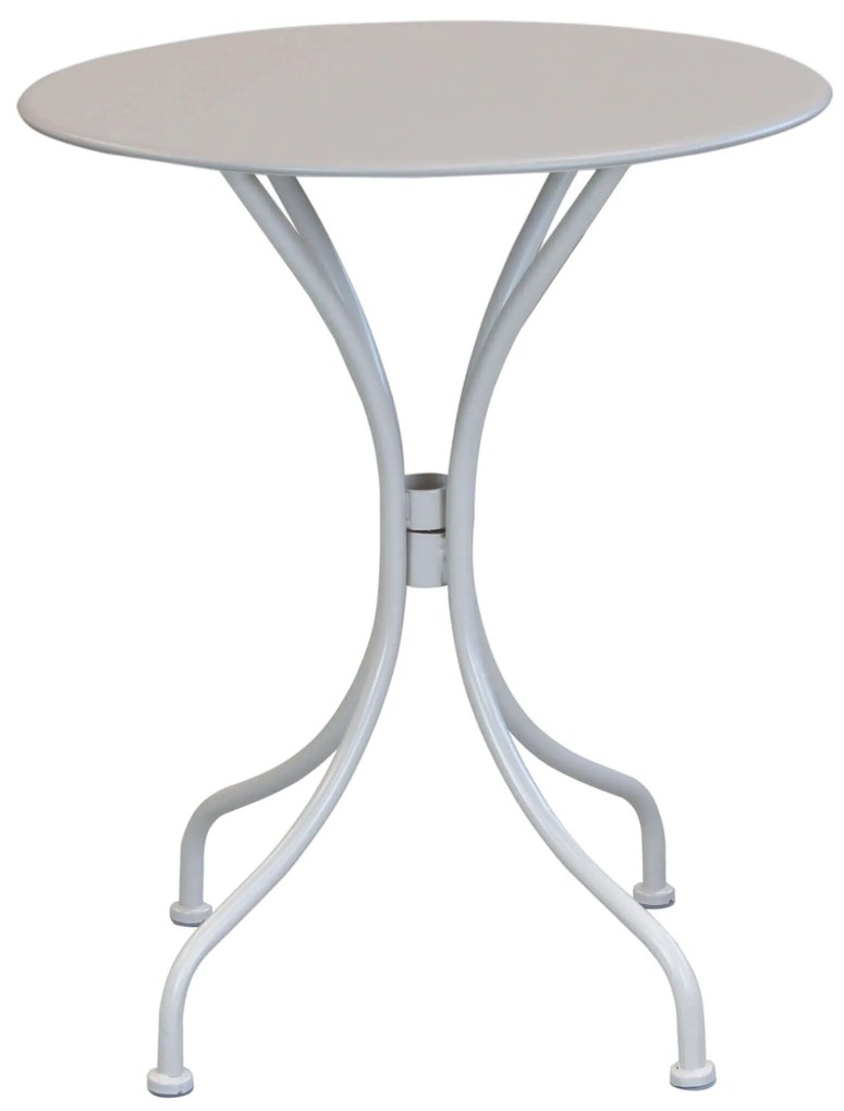 ROMANUS - set tavolo in metallo cm Ø 60 x 71h con 2 poltrone Romanus